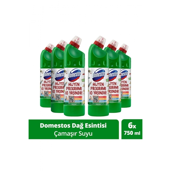 Çamaşır Suyu Dağ Esintisi 750ml 6 Adet