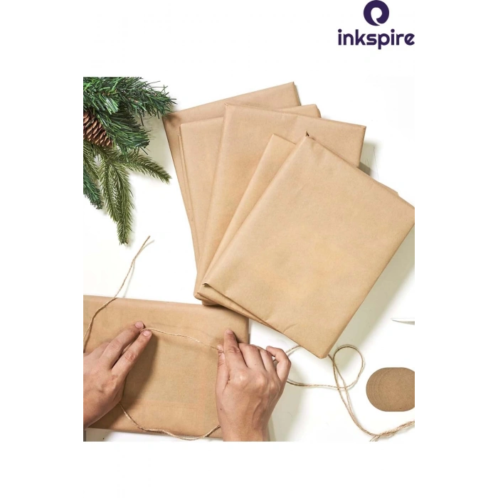 Çeyiz Kağıt Seti 5 Adet 70x100 80 gr Saman Kraft Kağıt 1 Adet Jüt İp 1 Adet Falçata 1 Adet Koli Bant
