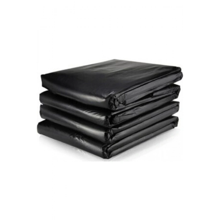 Dökme Çöp Torbası 80x110 Cm Ağır Hizmet Kalın 1 Kg Çöp Poşeti Jumbo Boy Siyah Renkli