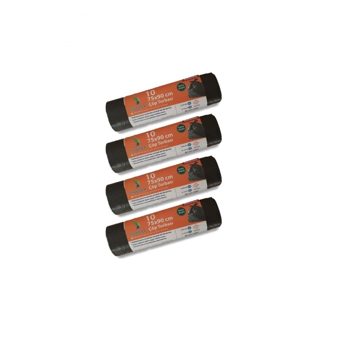 Endüst. 75x90cm Çöp Torbası 10lu X 4 Adet