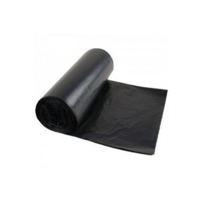 Endüstriyel Çöp Poşeti Battal Boy ( Ağır ) Siyah 15 Rulo ( 75x90 Cm )