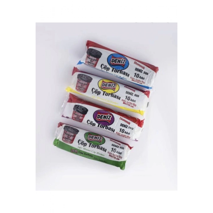 Endüstriyel Çöp Poşeti Battal Boy ( Ağır ) Siyah 15 Rulo ( 75x90 Cm )