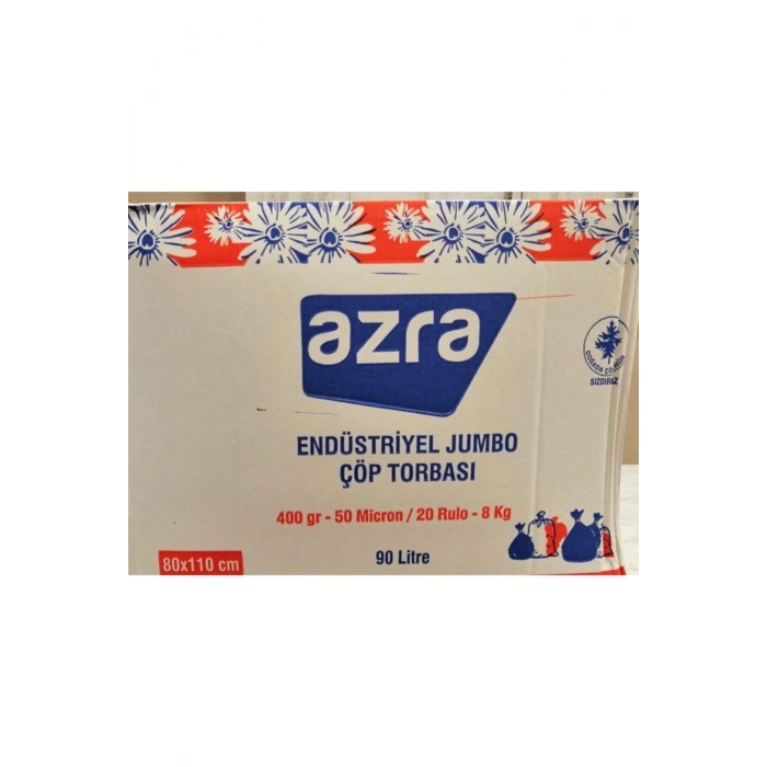 Endüstriyel Jumbo Çöp Poşeti 400 gr 80x100 cm 1 Koli 20 Paket