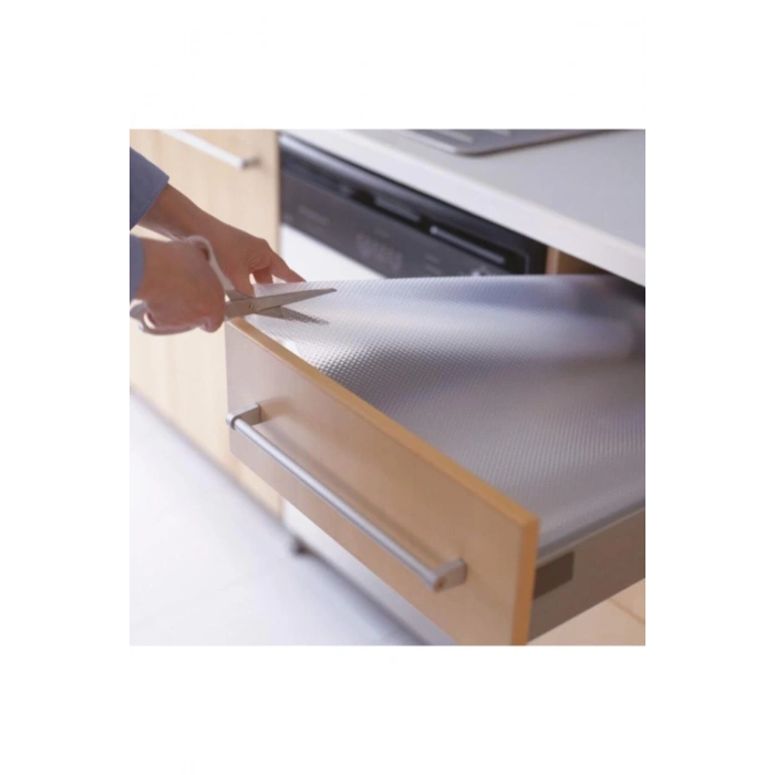 Eva Şeffaf Kaydırmaz Raf Örtüsü En 45 cm Boy 10 Metre