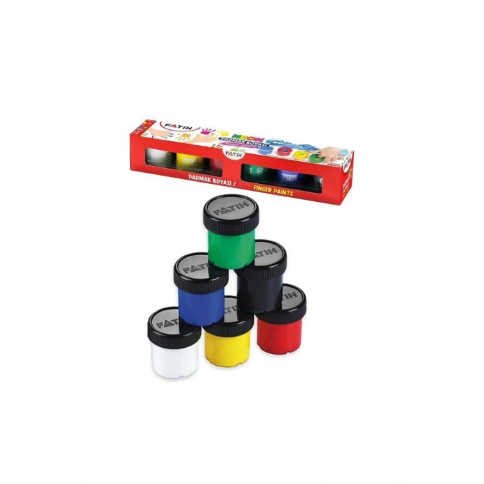 FATİH PARMAK BOYA 6 RENK 25 ML