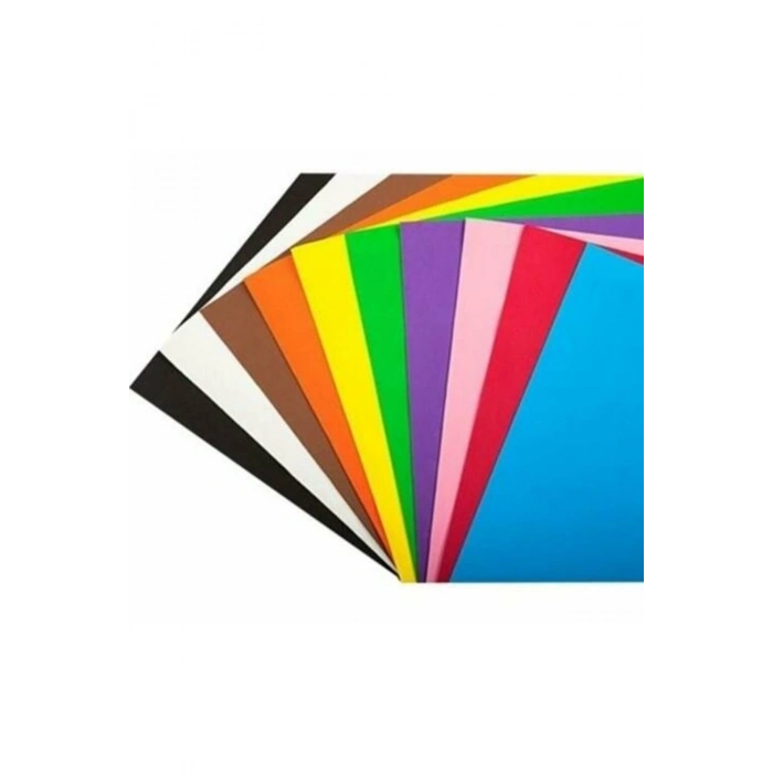 Fon Kartonu 10 Renk Karışık 50x70 Rulo