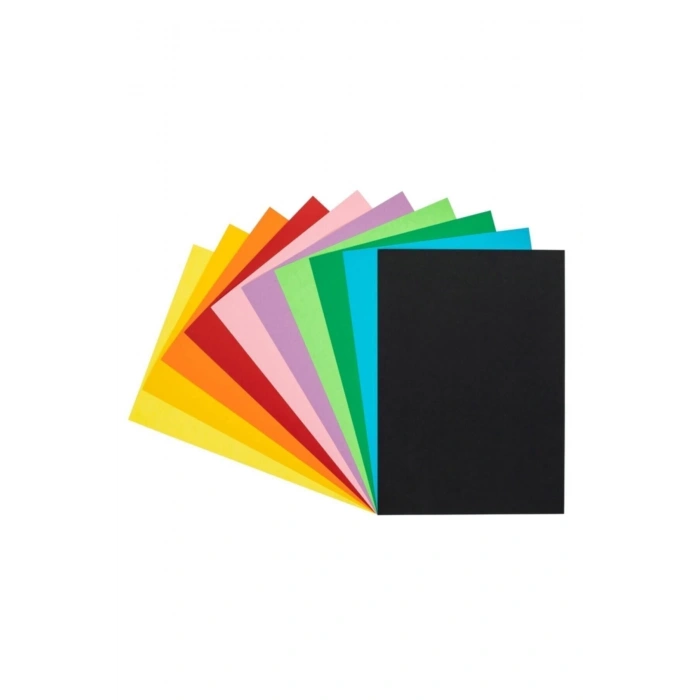 Fon Kartonu A4 120 gram Karışık 10 Renk