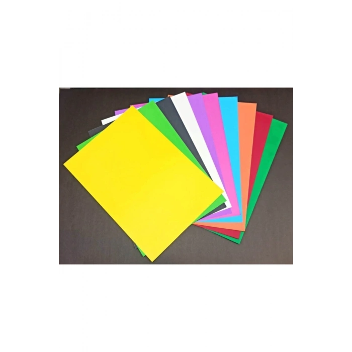 Fon Kartonu A4 24x34 cm 10 Lu Paket Farklı Renk