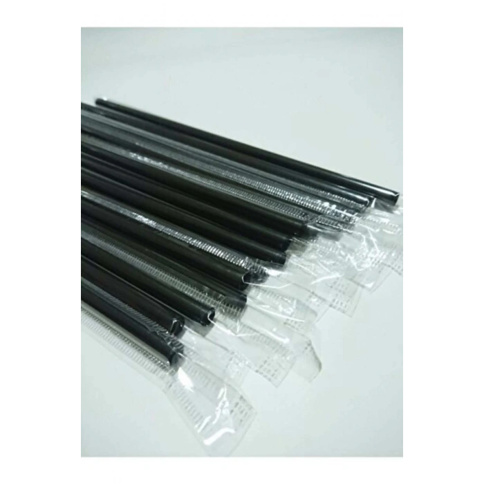 Jelatinli Frozan Siyah Pipet 100 lü X 10 Paket