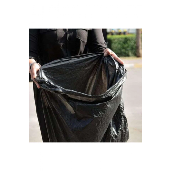 Jumbo Siyah Çöp Torbası 300 gr 80 x 110 cm