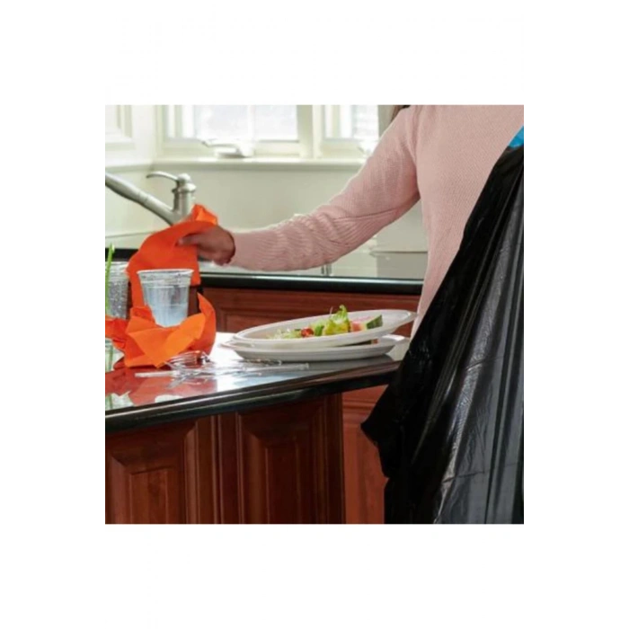 Jumbo Siyah Çöp Torbası 300 gr 80 x 110 cm