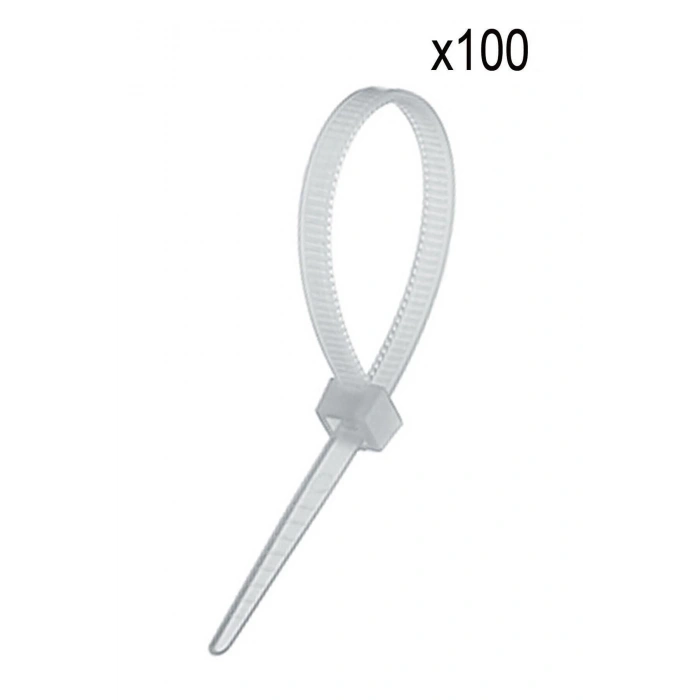 Kablo Bağı Plastik 2,5x150 mm Beyaz 100 Adet