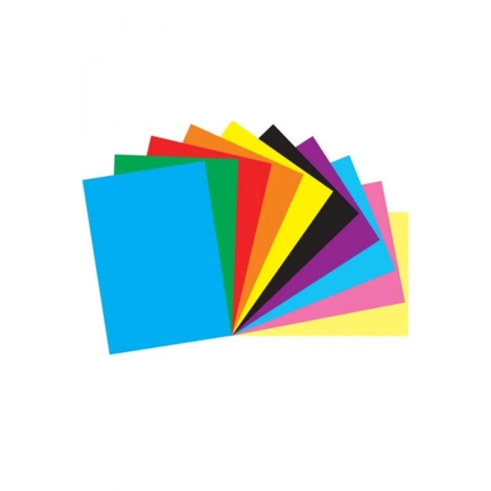 Karışık 10 Renk 24*34 Ebatında Fon Kartonu