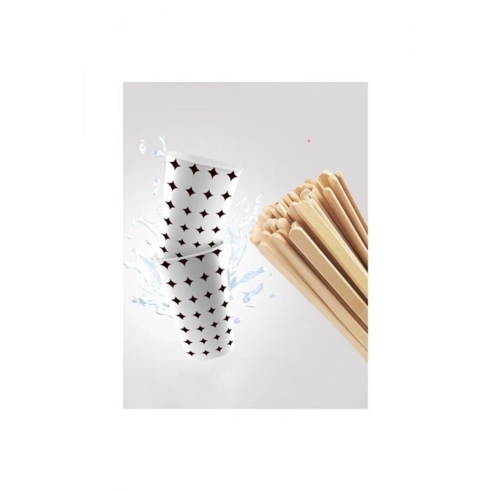 Karton Bardak 6.5 Oz 1000 Adet + Tahta Karıştırıcı Hediye