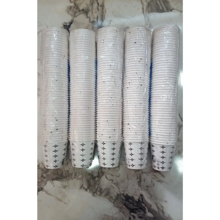 Karton Bardak 7 Oz Kullan At Bardak Sızdırmaz 200 Adet 50*4