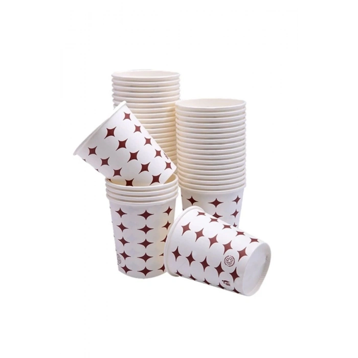 Karton Bardak Desenli 7 Oz (100 LÜ PAKET)
