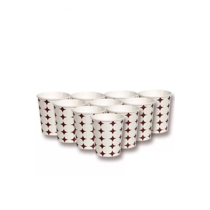 Karton Bardak Desenli 7 Oz (100 LÜ PAKET)