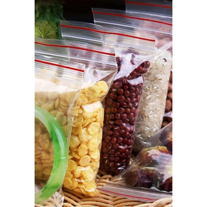 Kilitli Poşet Kına Çerez Poşeti 8x10 Cm 100 Adet