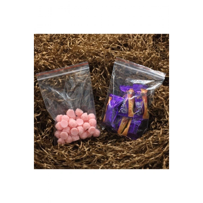 Kilitli Poşet Kına Çerez Poşeti 8x10 Cm 100 Adet