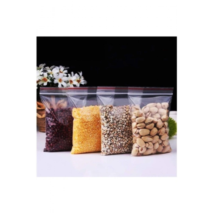 Kilitli Poşet Kına Çerez Poşeti 9x11 Cm 100 Adet