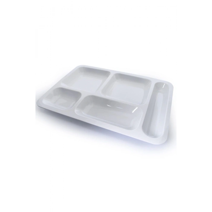 Kırılmaz 5 Bölmeli Polikarbon Tabldot