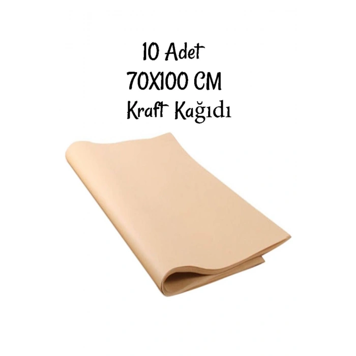 Kraft Kaplama Kağıt, Çeyiz Kağıt 10 Adet ( 70x100cm ) Boyutunda