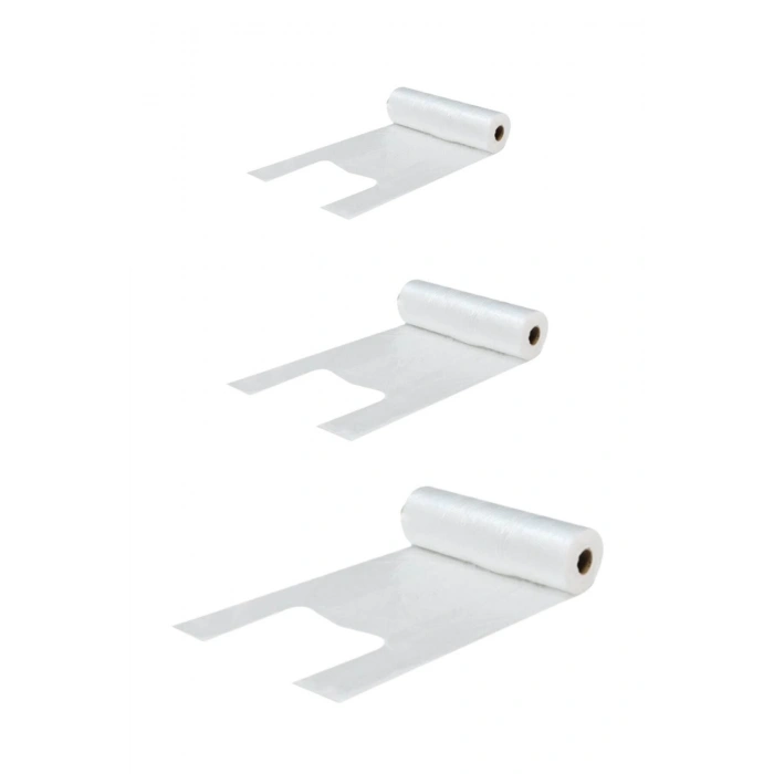 Küçük Boy Hışır Atlet Manav Rulo Poşet 1 Rulo 200 Adet