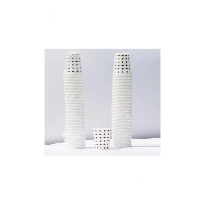 Kullan At 100 Adet Karton Bardak 7 Oz 50li X 2 Paket