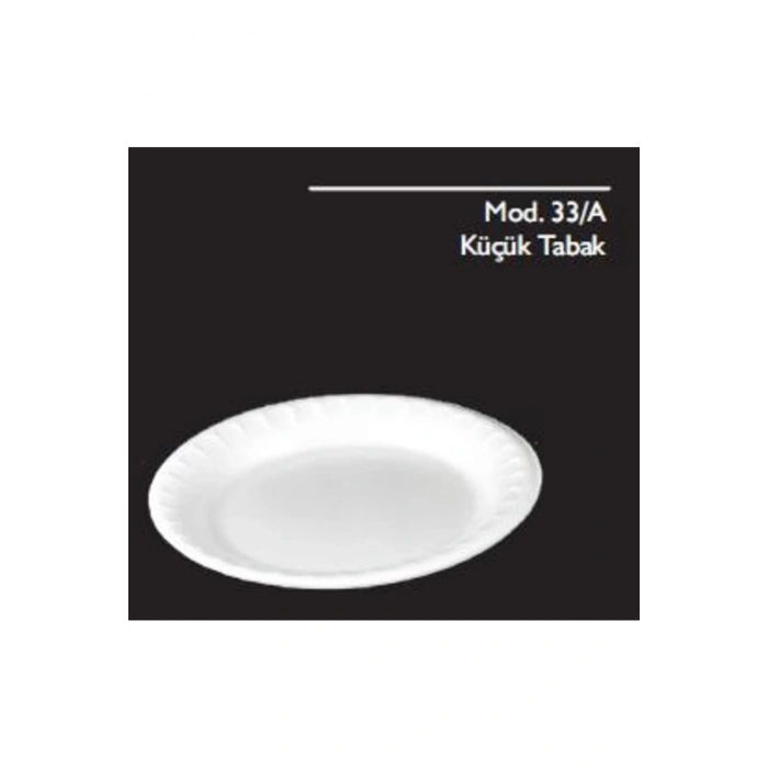 Mod 33/a 100 Lü Pk Çap : 18 Cm Küçük Köpük Tabak & Anı
