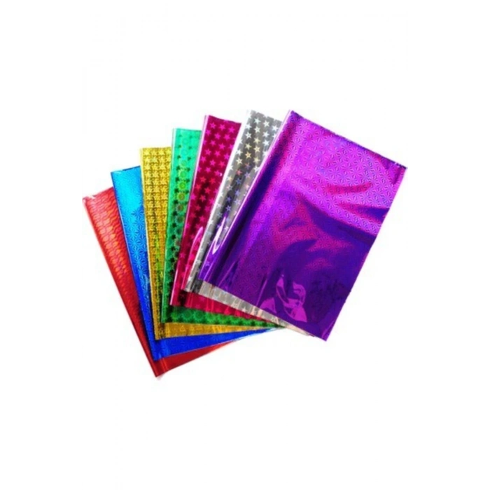 Mor Metalize Hediye Poşeti  50*70 cm - 10lu