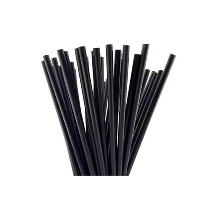 Nice Plast Kalın Siyah Frozen Pipet 100lü