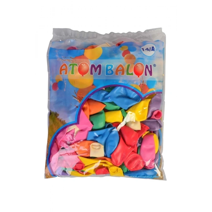 Normal Balon Karışık Renk 14/A 100lü