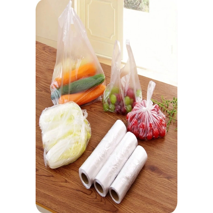 Orta Boy Rulo Poşet 200 adet Manav poşeti . Mutfak , banyo çöp poşeti