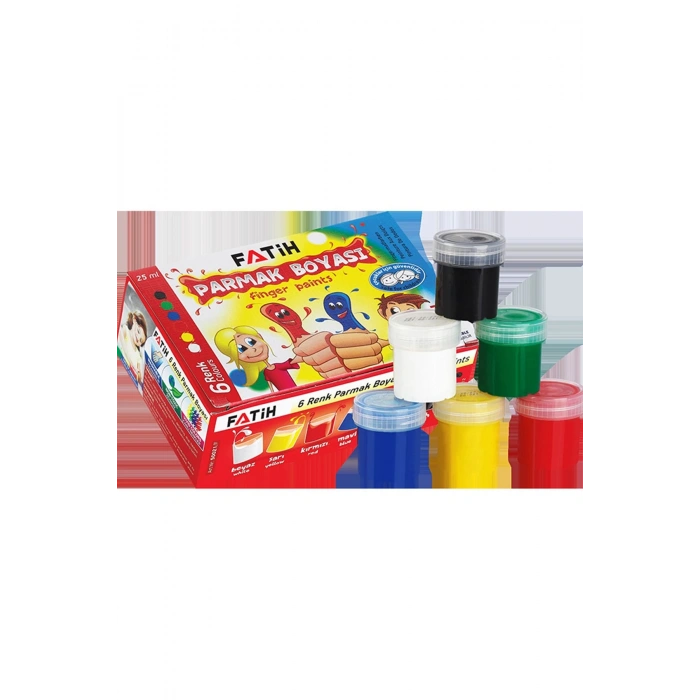 Parmak Boyası 6 Renk 25ml