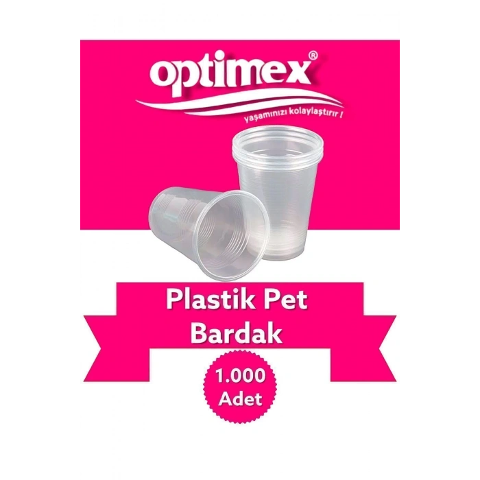 Pet Su Bardağı***1000* **adet 10* Paket×100 Adet