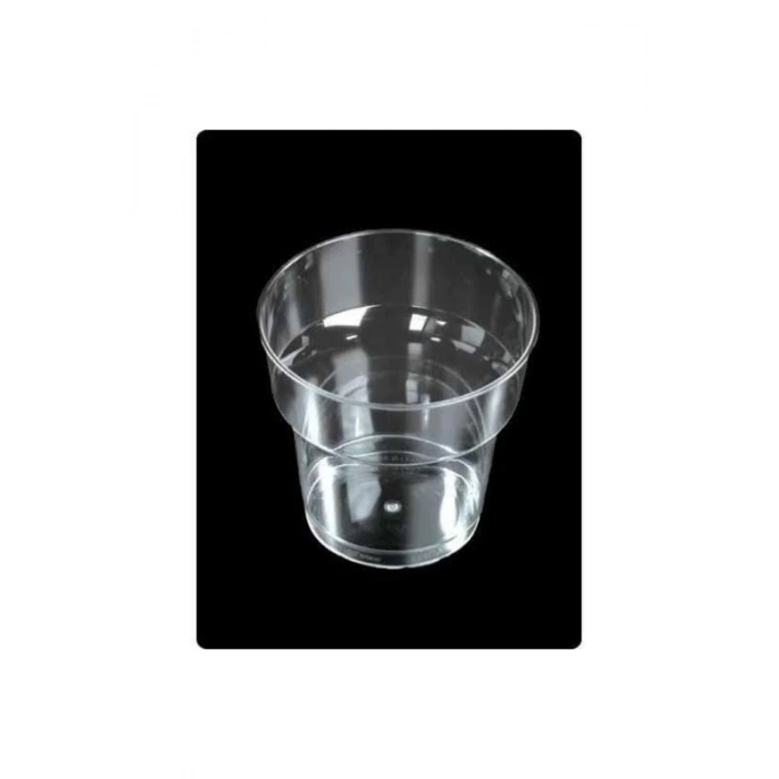 Plastik Kristal Mika Bardak 1 Paket( 25 Adet) 180cc