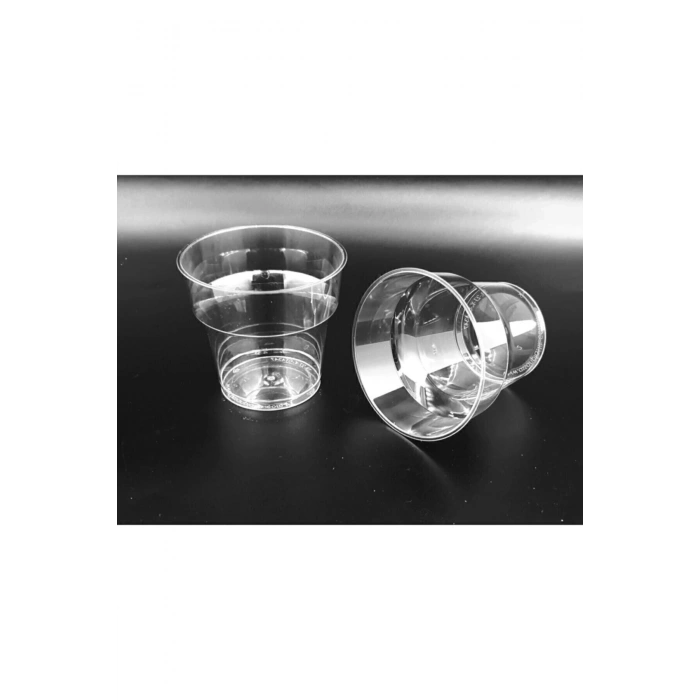 Plastik Kristal Mika Bardak 1 Paket( 25 Adet) 180cc
