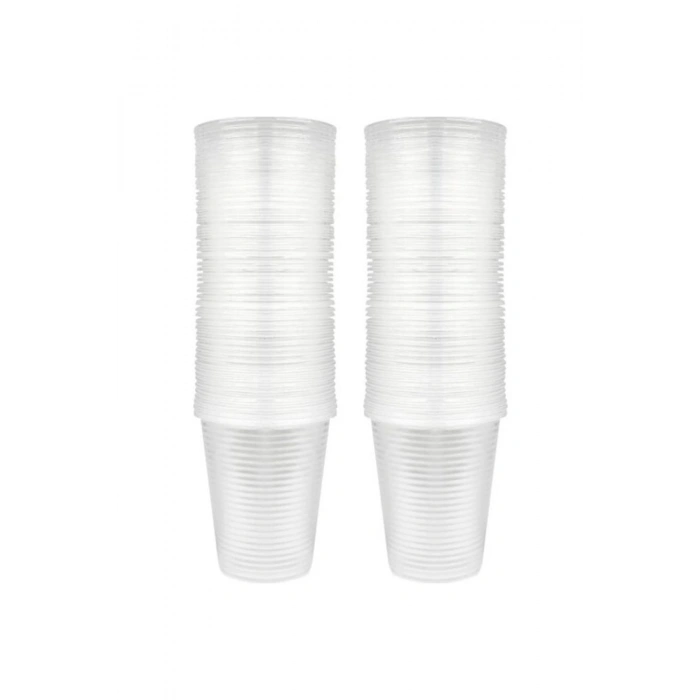 Plastik Pet Bardak Kullan At 100 lü