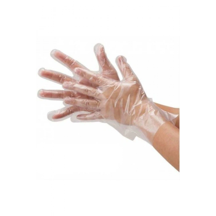 Poşet Eldiven 100 Adet Hışır Şeffaf Eldiven 100lü X1 Adet Poşet Eldiven