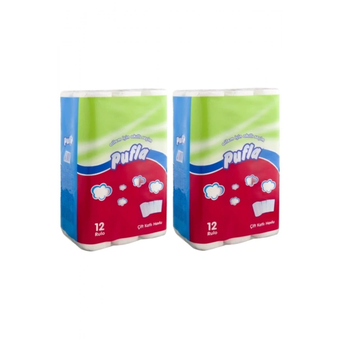 Pufla 12li Havlu 12x2=24 Rulo
