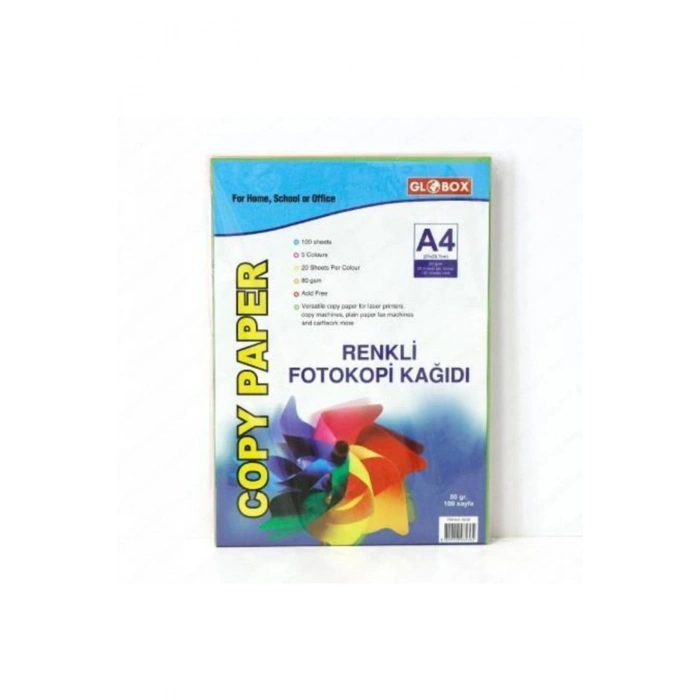 Renklı Fotokopı Kagıdı 100lu 6536