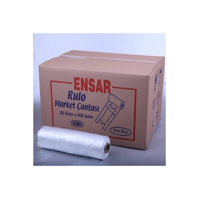 Rulo Hışır Atlet Poşet Orta Boy 200 Lü