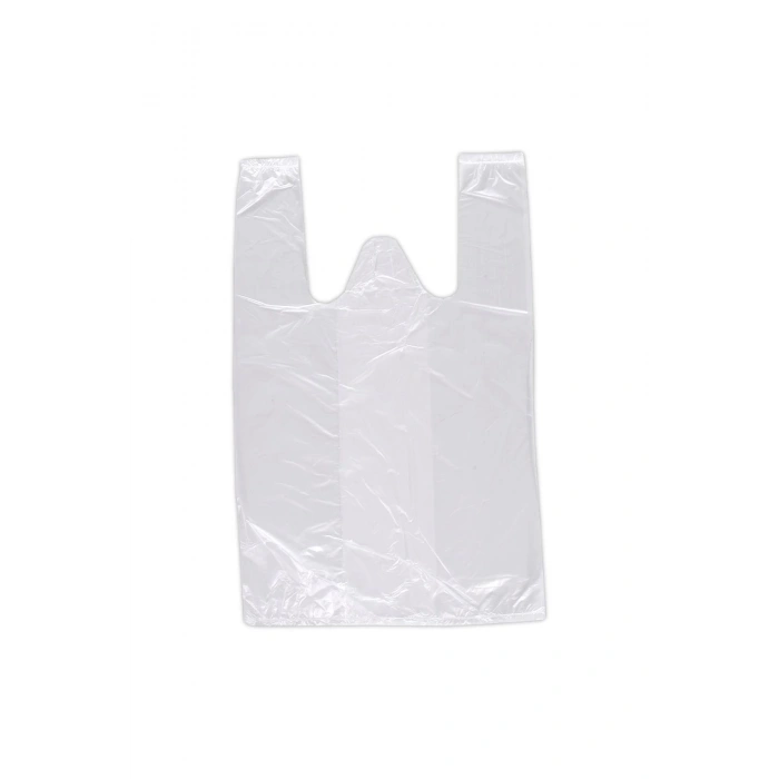 Rulo Şeffaf Market Poşet Torba - Hışır Atlet Poşet - Büyük Boy - 200 Adetlik 5 Rulo