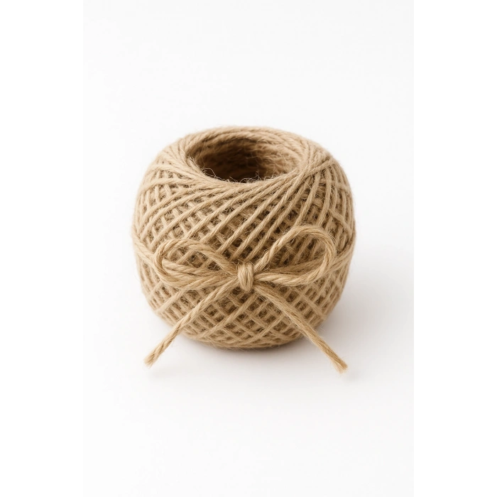 Sarılmış İnce Jüt İp 10 Metre Hasır İpi, Bağlama İpi , Çuval İpi, Kırnap İpi, Jüt Ip 10 Metre Çeyiz İpi