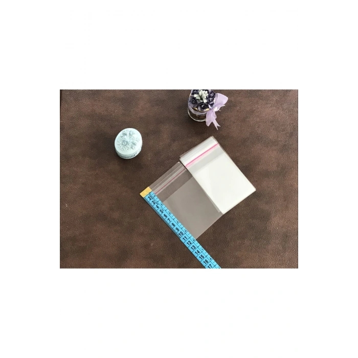 Şeffaf Bantlı Jelatin Poşet 7x12 1000 Adet