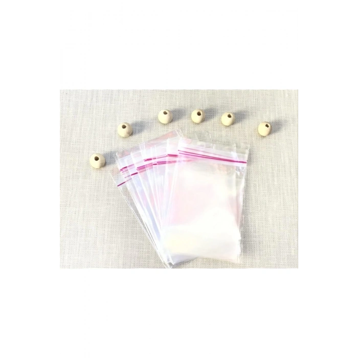 Şeffaf Bantlı Jelatin Poşet 7x12 1000 Adet