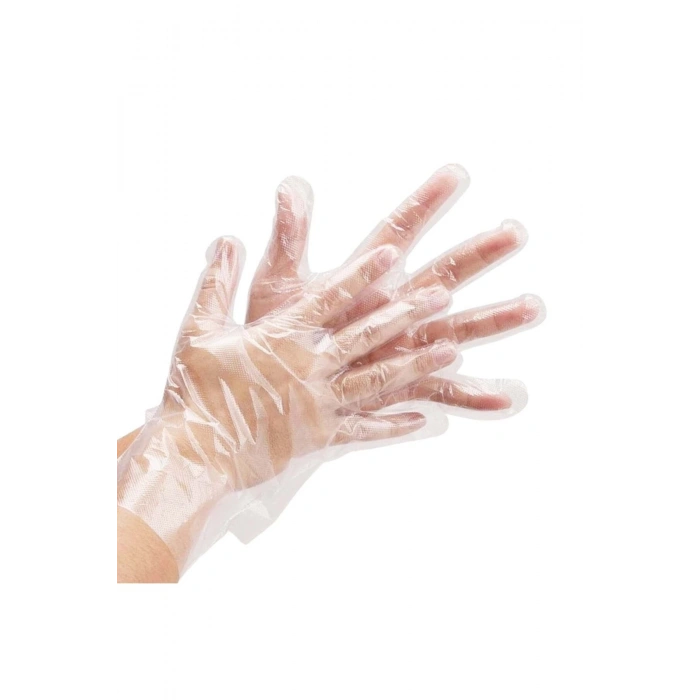 Şeffaf Eldiven 100 Adet Poşet Eldiven Seffaf Eldiven -