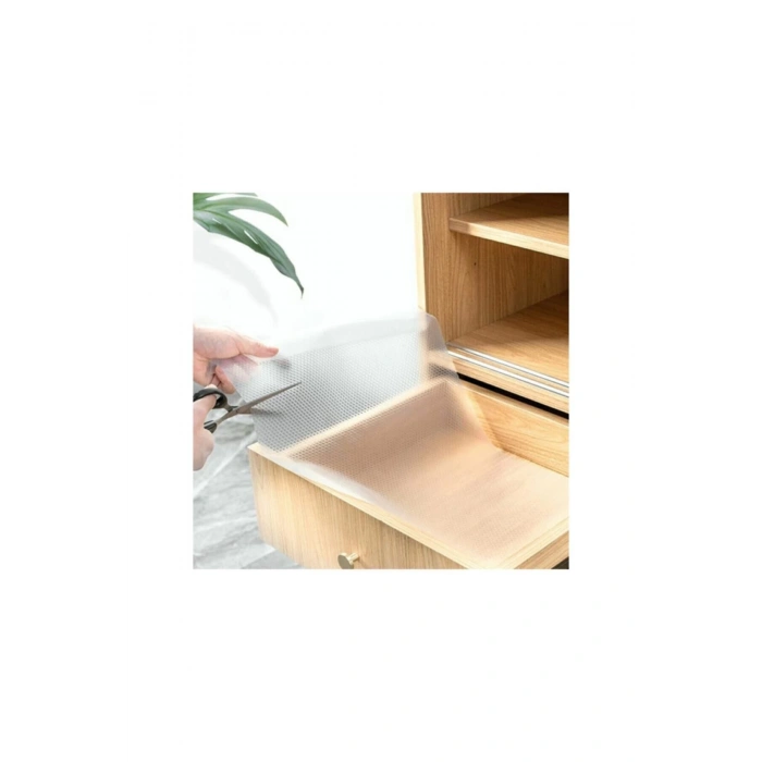 Şeffaf Eva Kaymaz Raf Dolap Çekmece Örtüsü 45cmx 10m