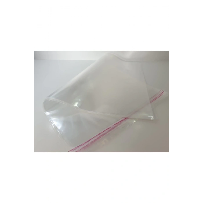 Şeffaf Yapışkanlı Poşet - Opp Kendinden Yapışkanlı Jelatin Parlak Poşet 35x50cm - 100 Adet