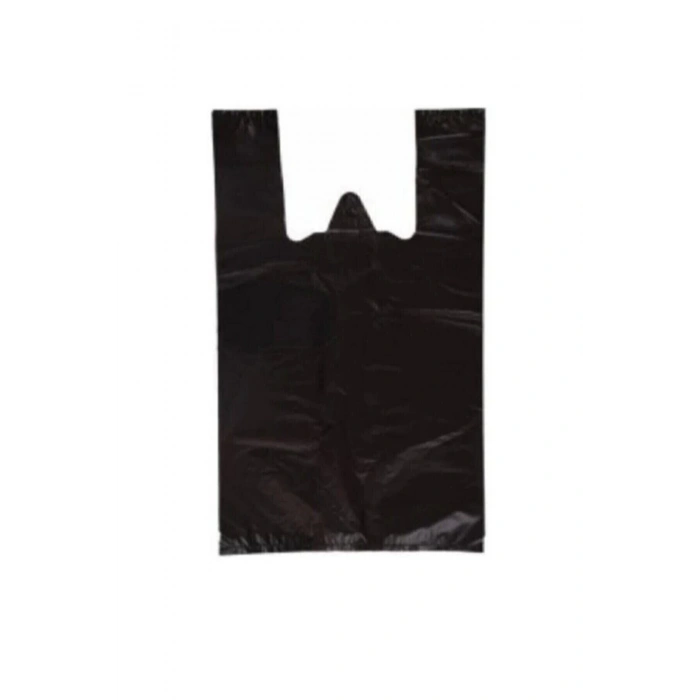 Siyah Atlet Poşet 1kg (KÜÇÜK) Siyah Küçük 25*45